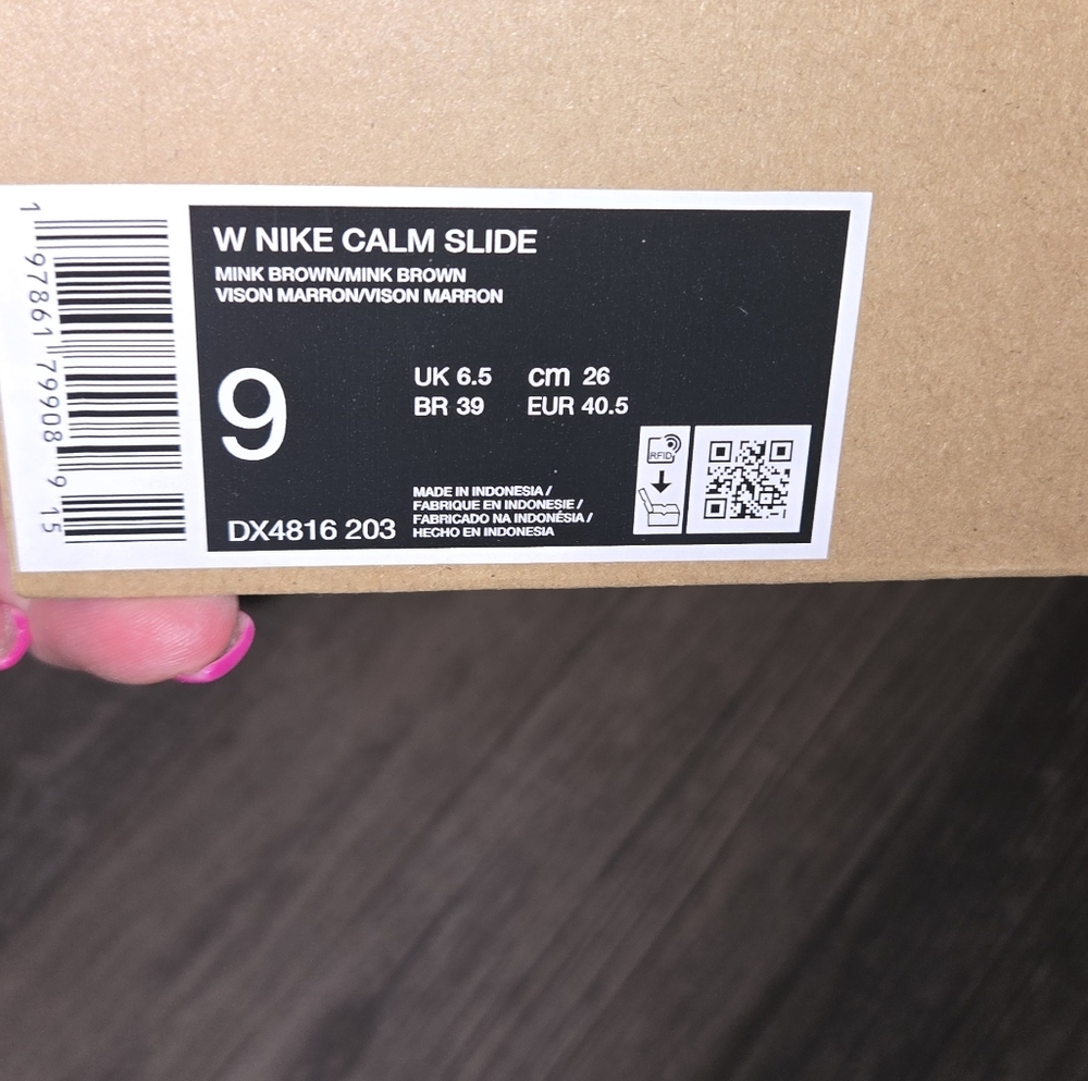 W NIKE Calm Slide - Mink Brown